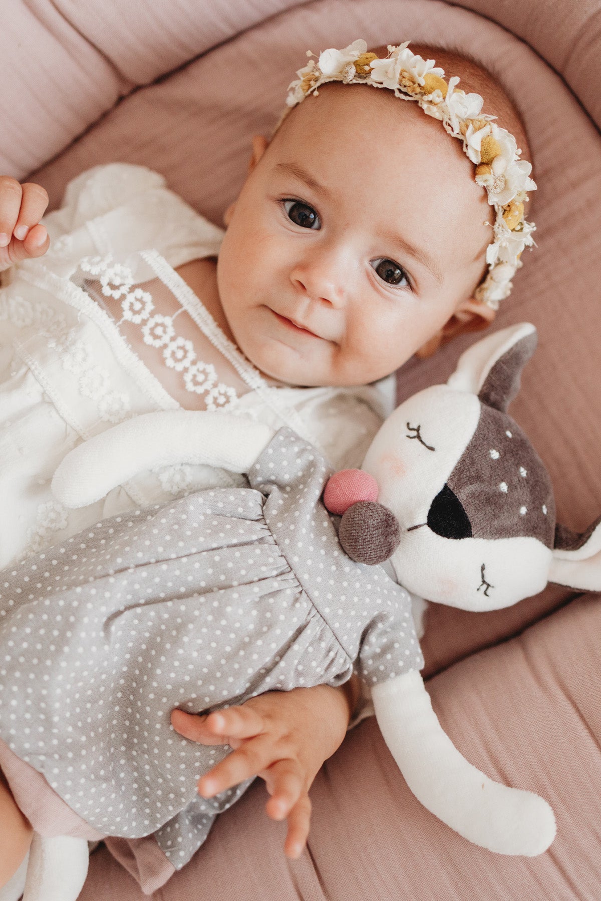 Lot de 3 Grandes poupée faon fille