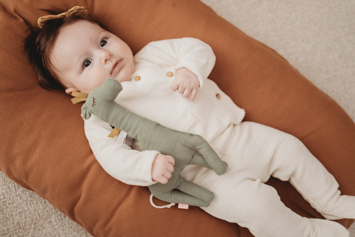 Lot de 3 Jouets à saisir girafe olive