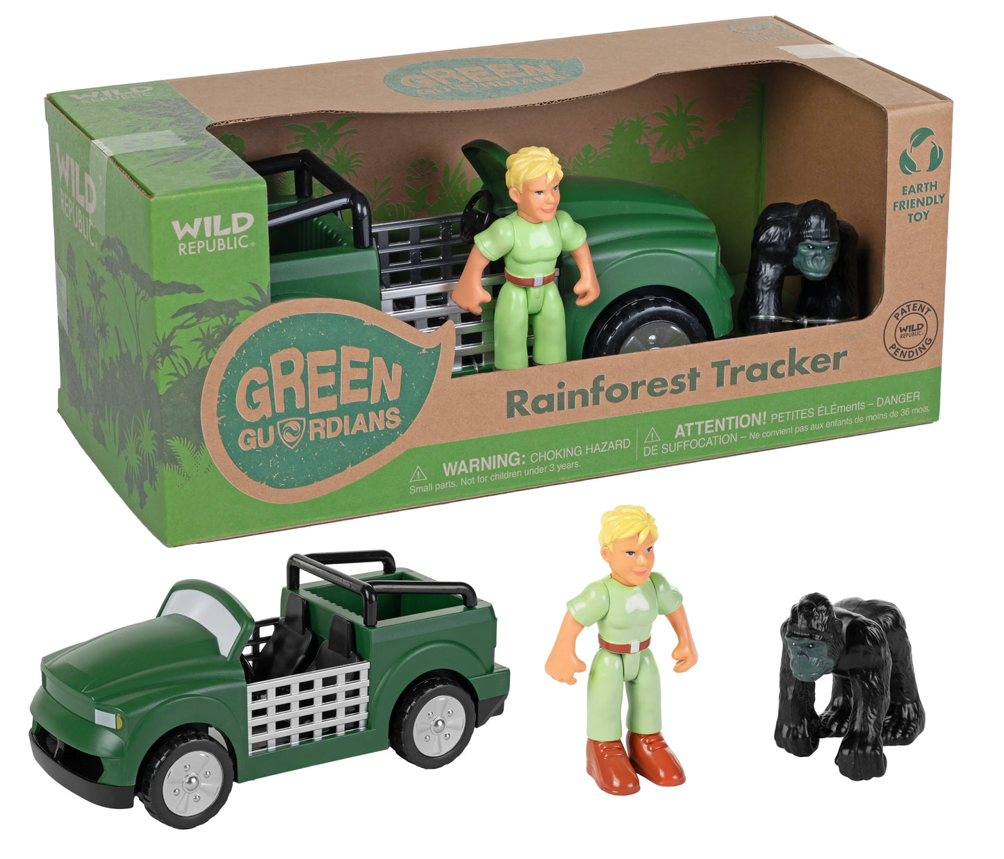 Ensemble de jeux en bioplastique gorilles