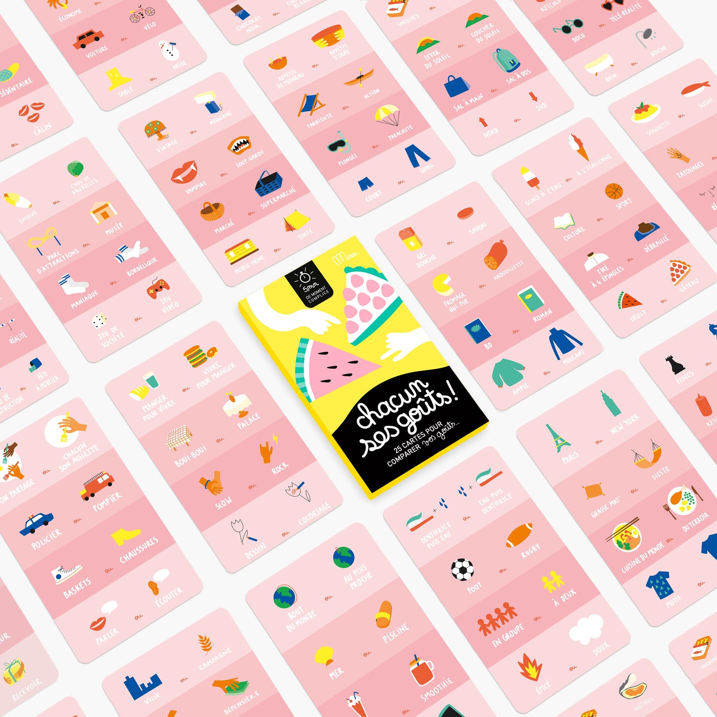 Chacun ses gouts ? - 25 cartes pour comparer nos gouts