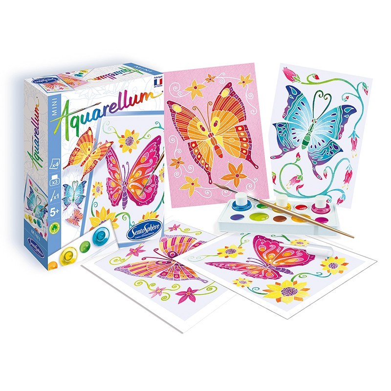 Mini Aquarellum - Papillons
