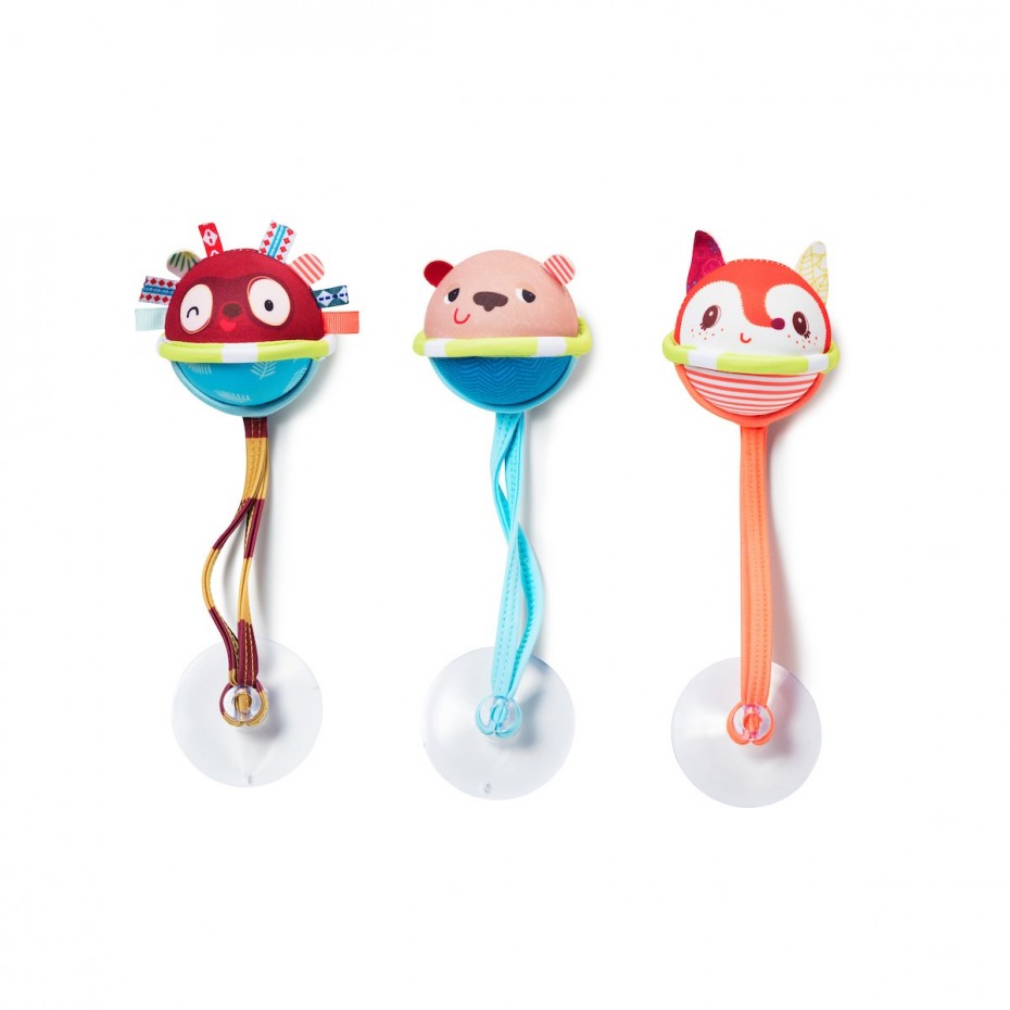 Lot de 3 Boules de bain x3