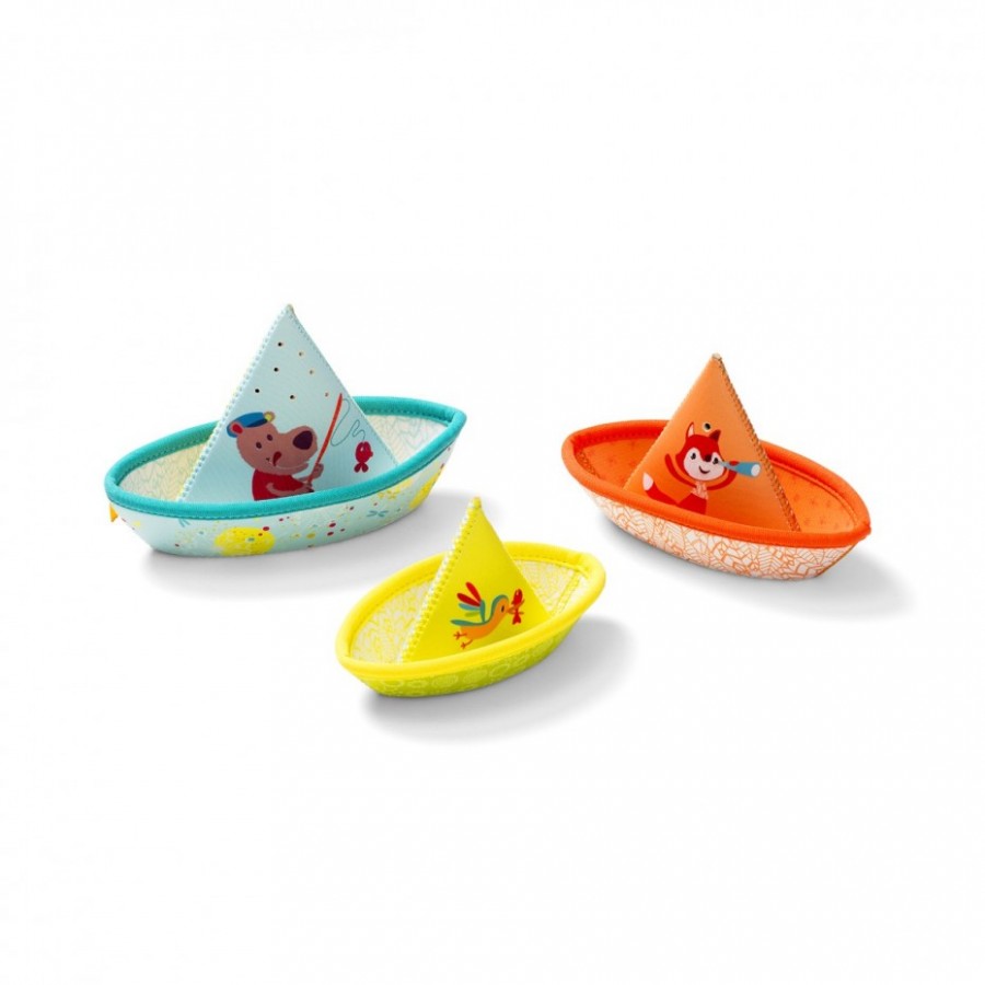 Lot de 3 x 3 bateaux flottants