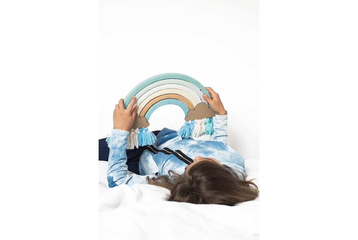 DIY arc en ciel plage