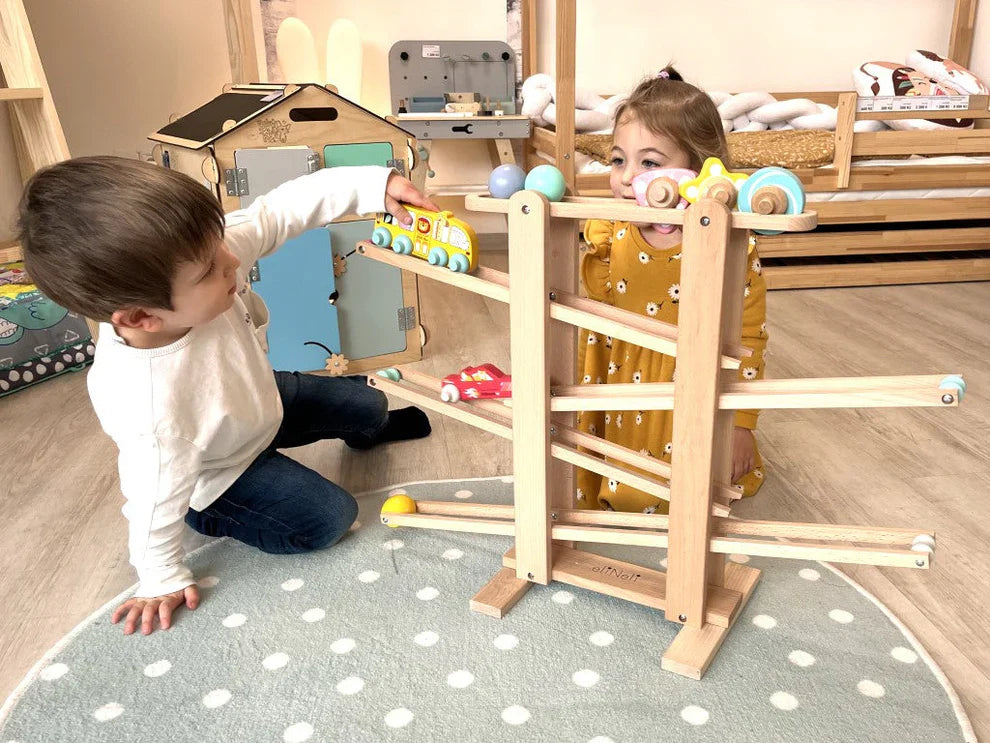 Piste de balle XL set voiture + bus GRATUIT