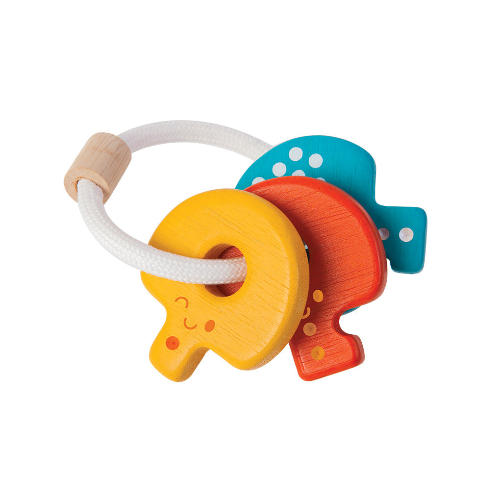 Hochet Clefs Bébé en bois
