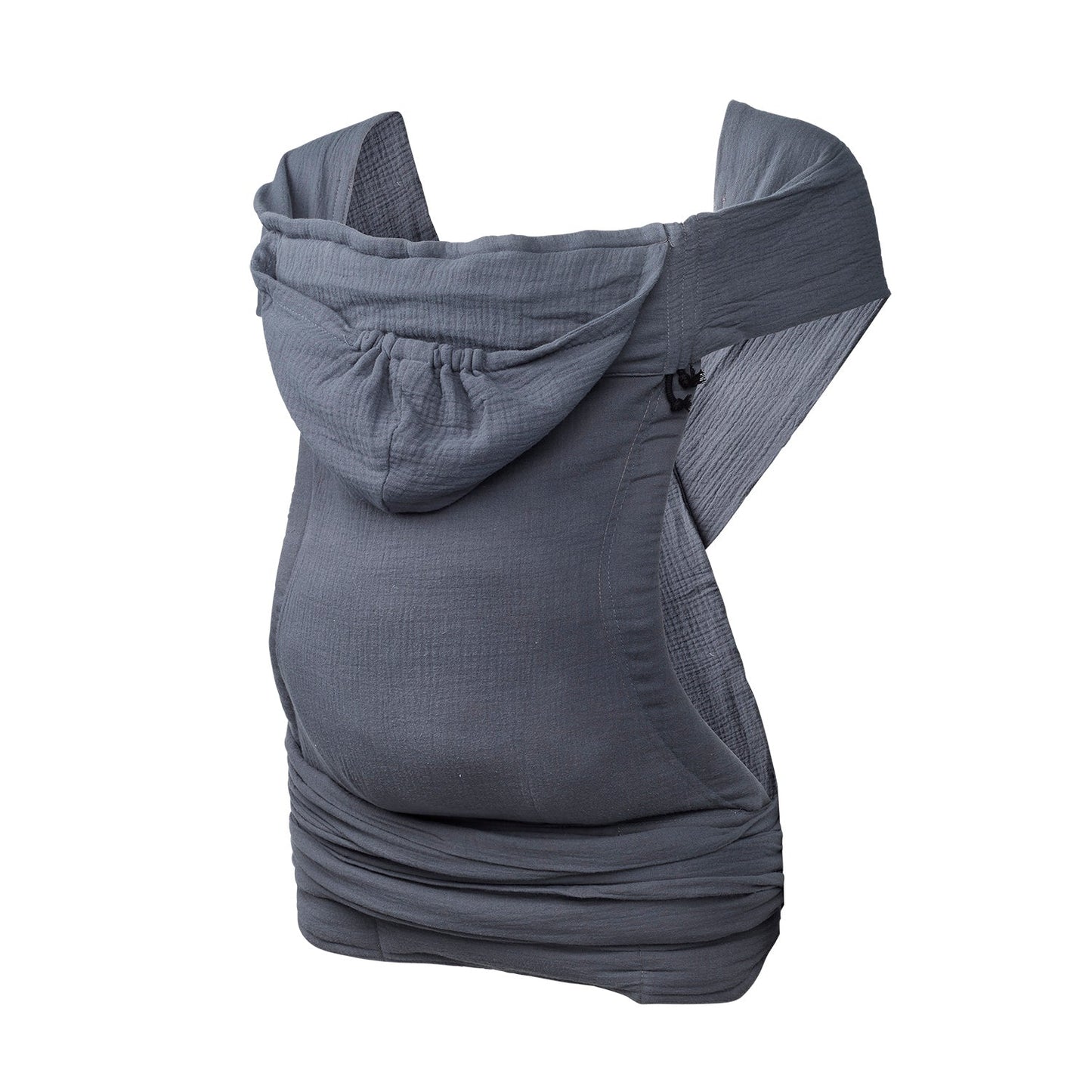 Porte bébé Mei Tai uni | Gris foncé