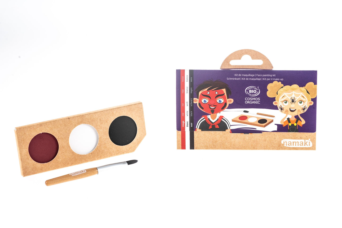 Kit de maquillage 3 couleurs Diable & Araignée