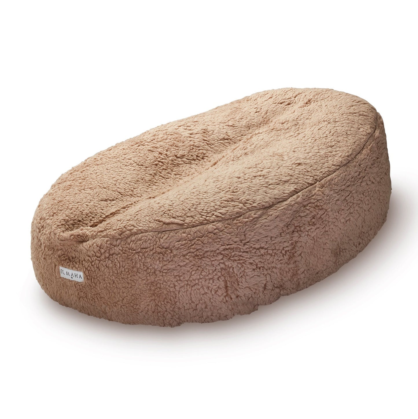 Housse Relax pour coussin d’allaitement en teddy | Taupe