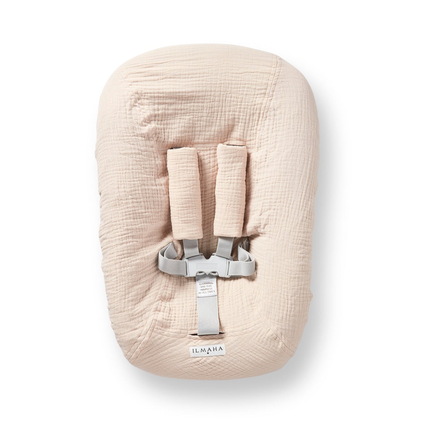 Housse pour Tripp Trapp Newborn en mousseline | Champagne