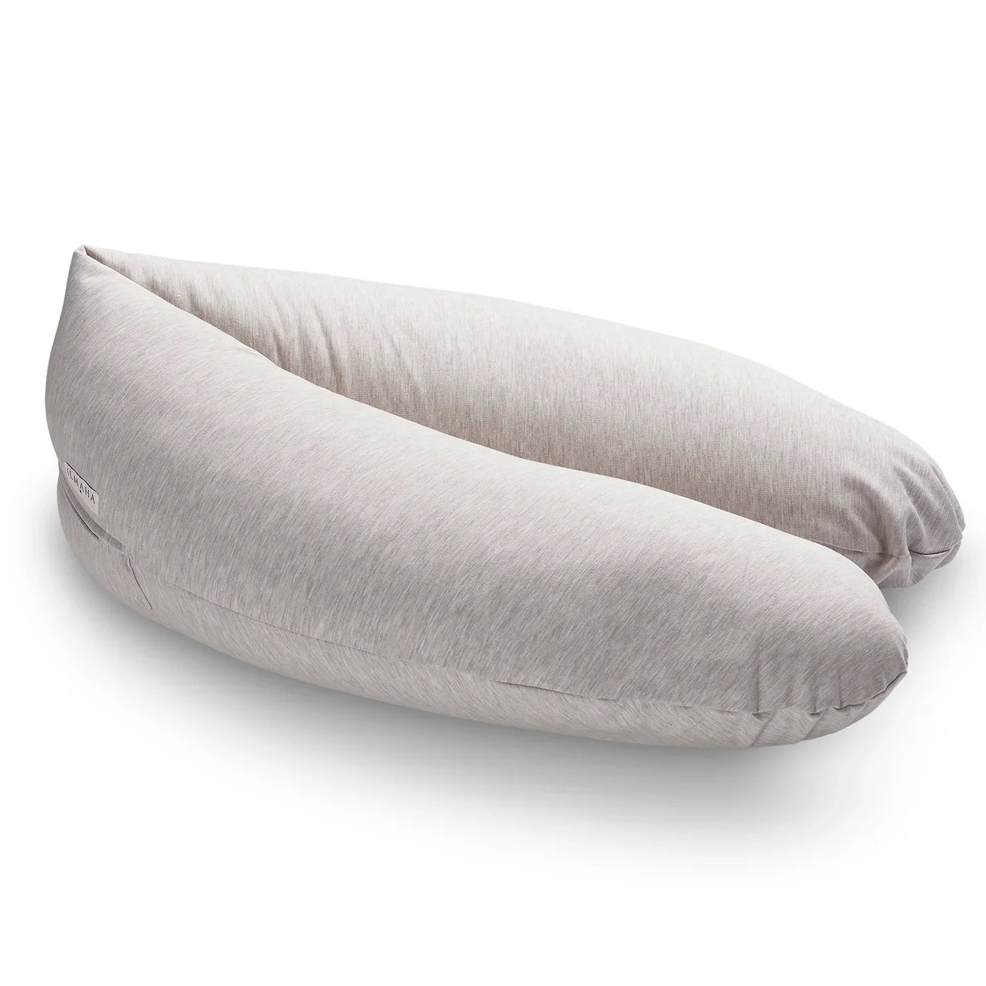 Coussin d’allaitement en molleton doux | Beige chiné