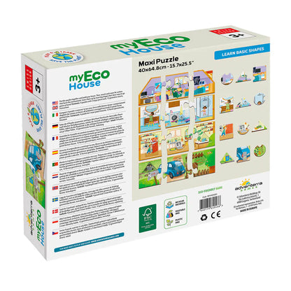 My Eco House - Maxi Puzzle Montessori