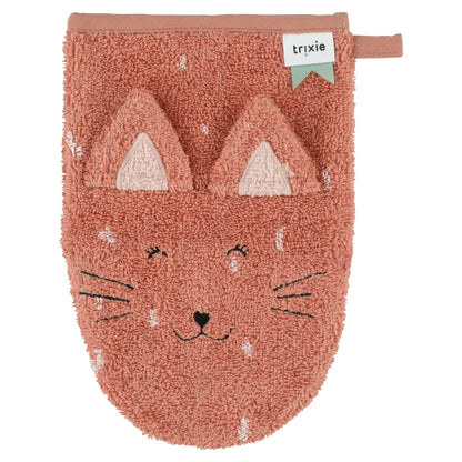 Lot de 3 gants de toilette | Mme.Chat - Mme.Lapin