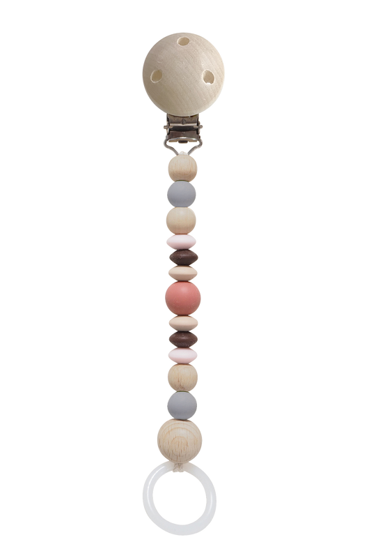 Lot de 3 Chaînes tétine rouille/violet