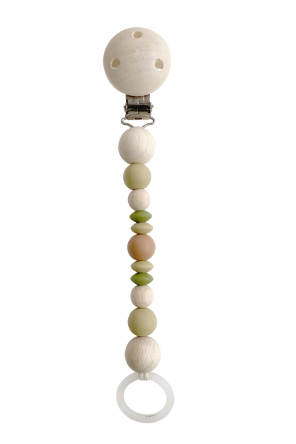 Lot de 3 Chaînes tétine Terre/Olive