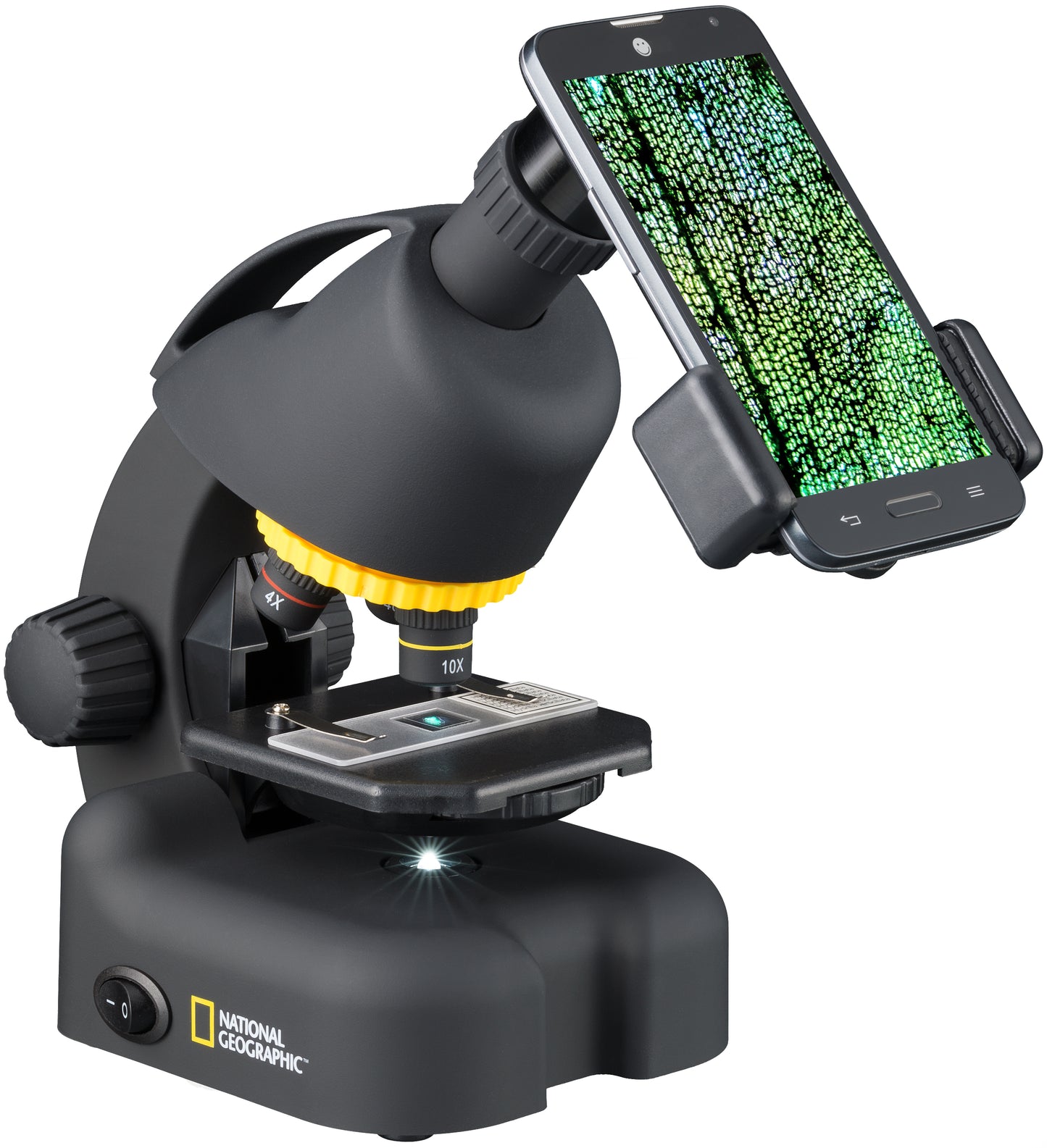 Microscope avec Adaptateur pour Smartphone 40-640x