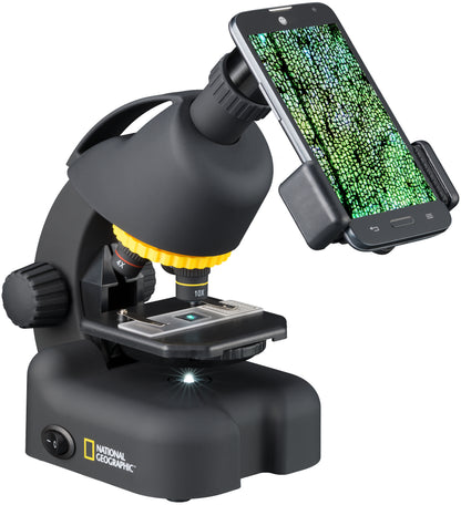 Microscope avec Adaptateur pour Smartphone 40-640x