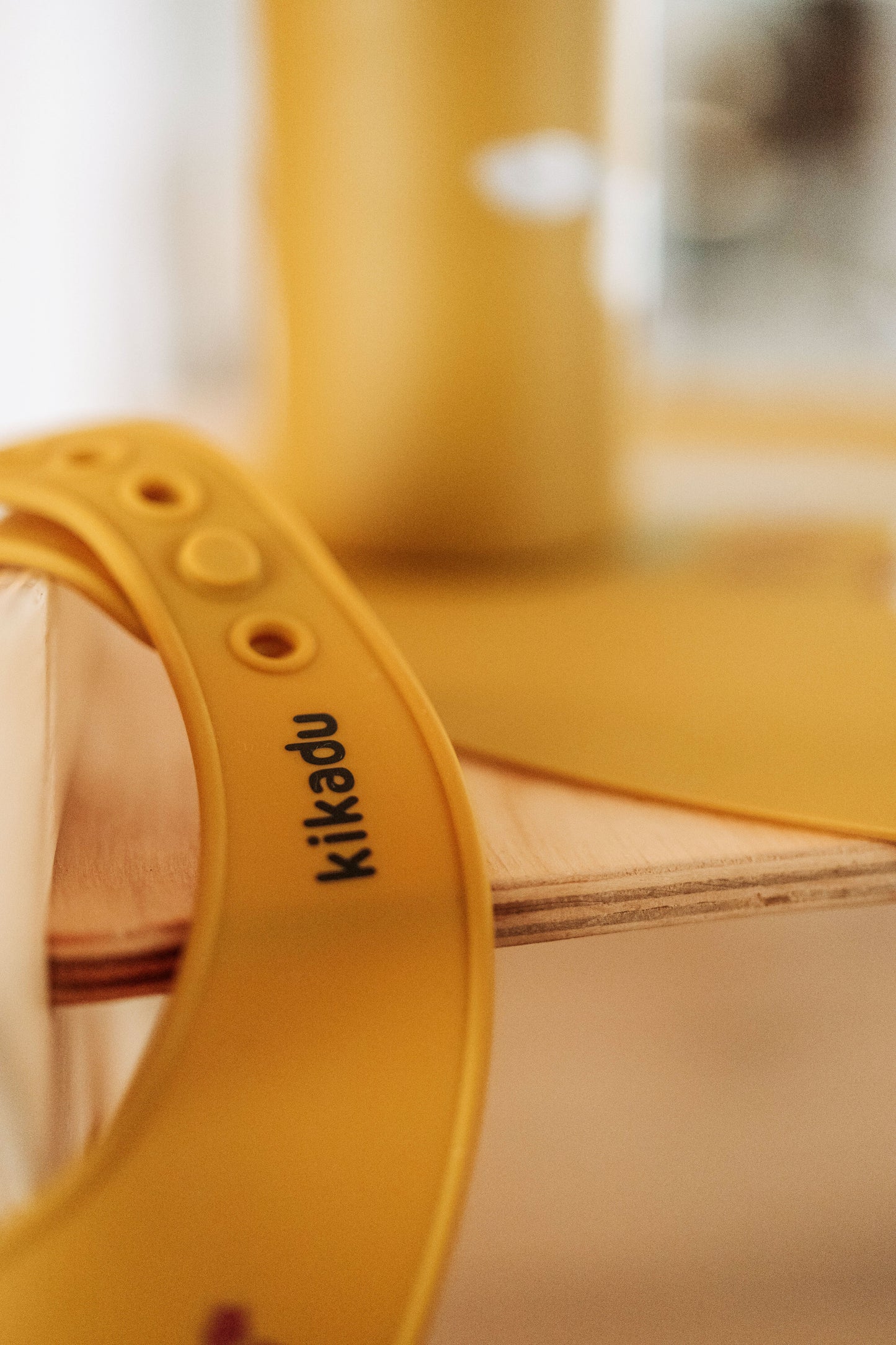 Lot de 3 Bavoirs silicone Lapin Moutarde