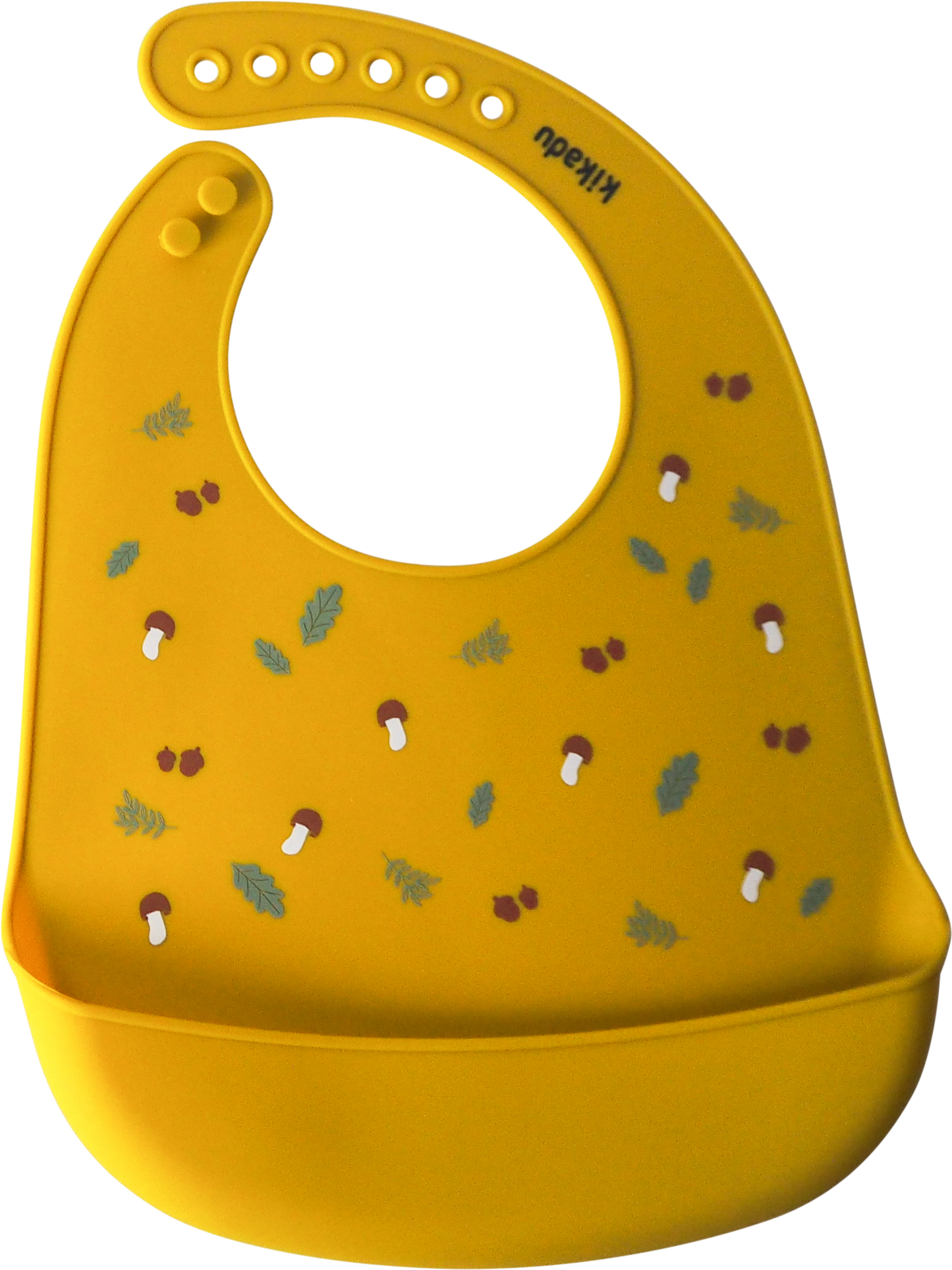 Lot de 3 Bavoirs silicone Lapin Moutarde