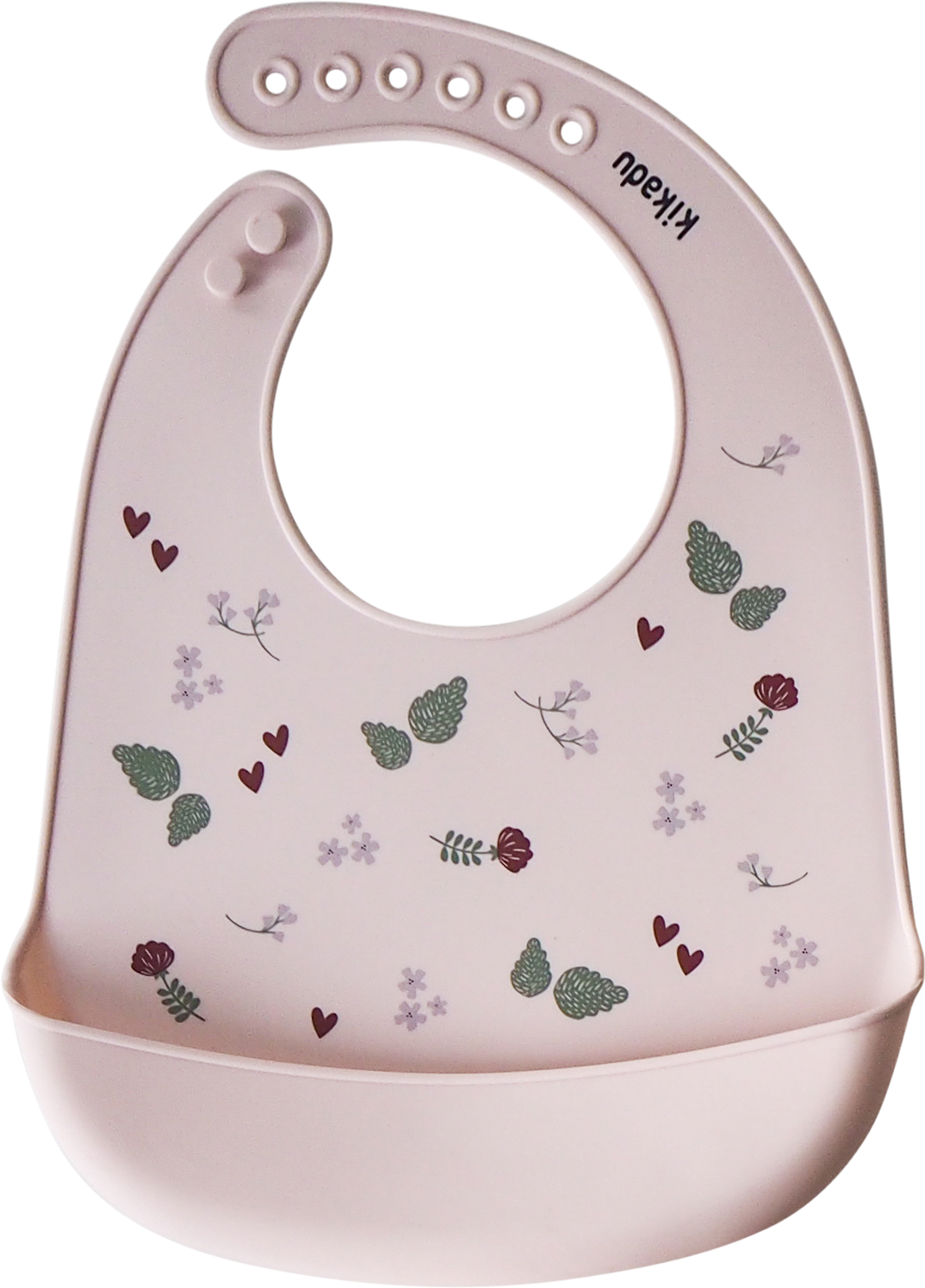 Lot de 3 Bavoirs silicole Lapin Rose