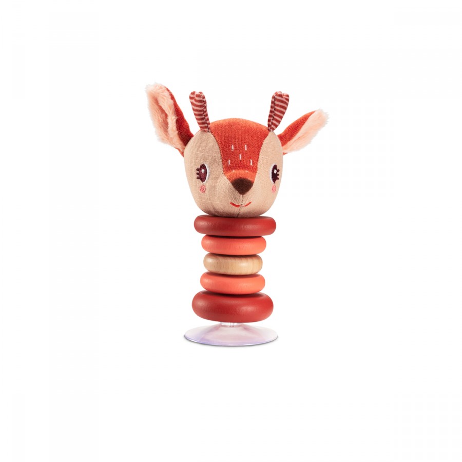 Lot de 3 Hochets swing a ventouse Stella