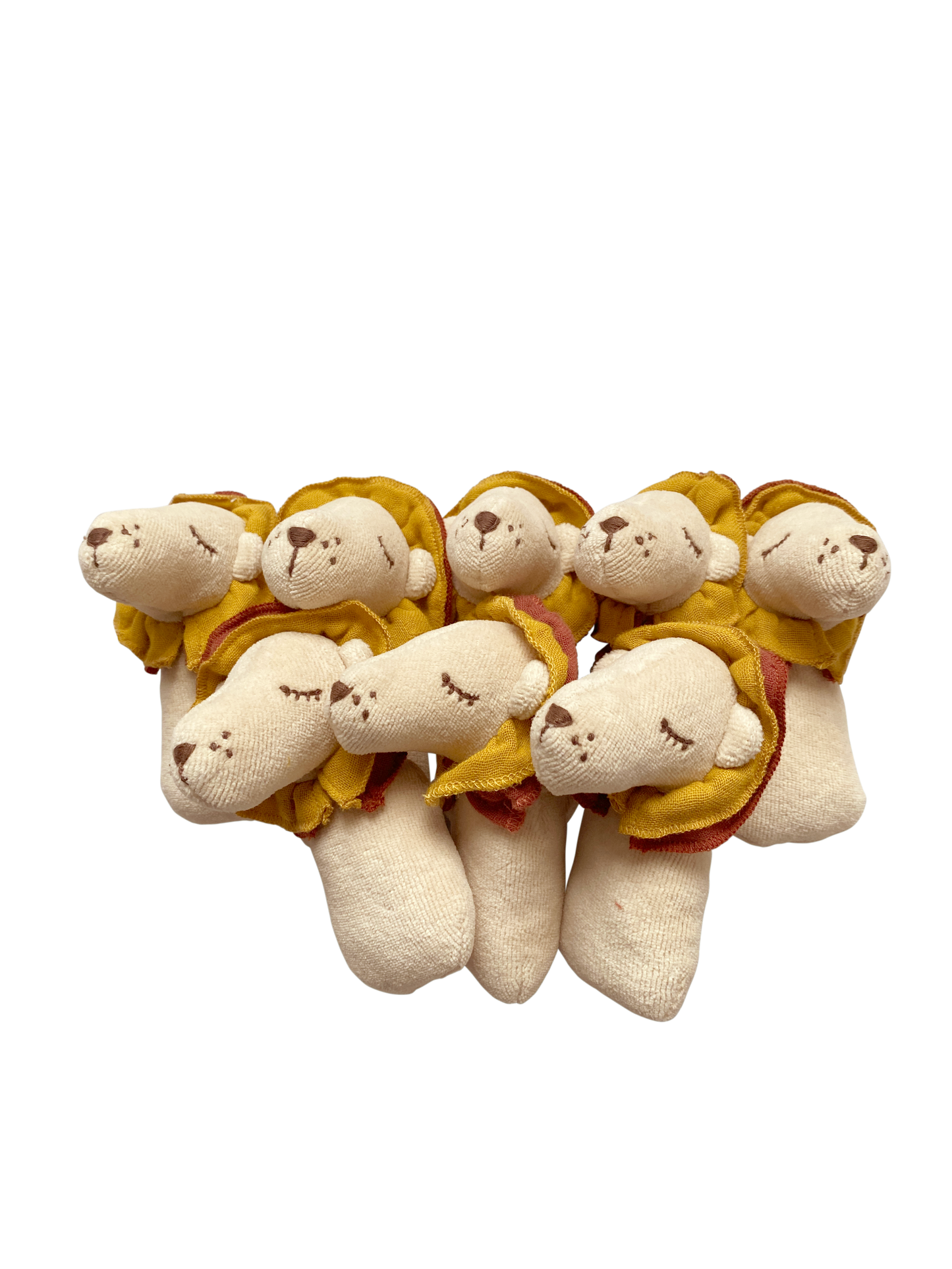 Lot de 8 Mini Jouets de saisie Lion