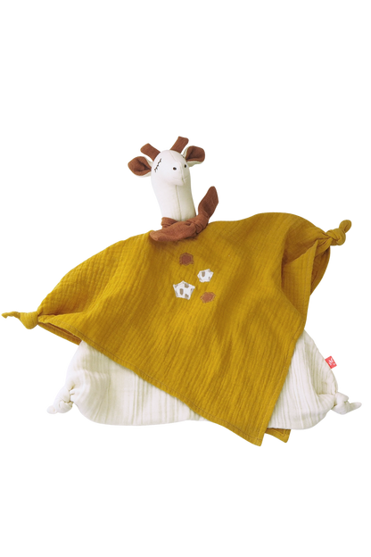 Lot de 3 Serviettes poupée girafe