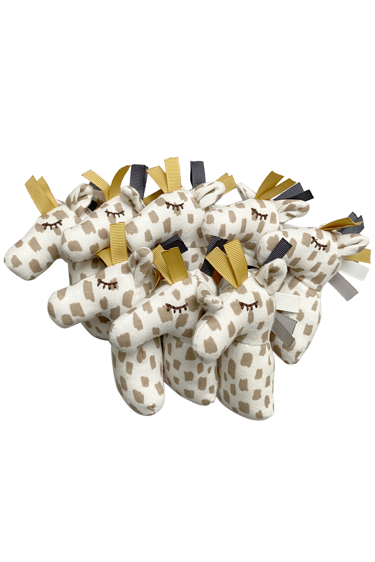 Lot de 8 Mini girafes jouets à saisir (VE8)