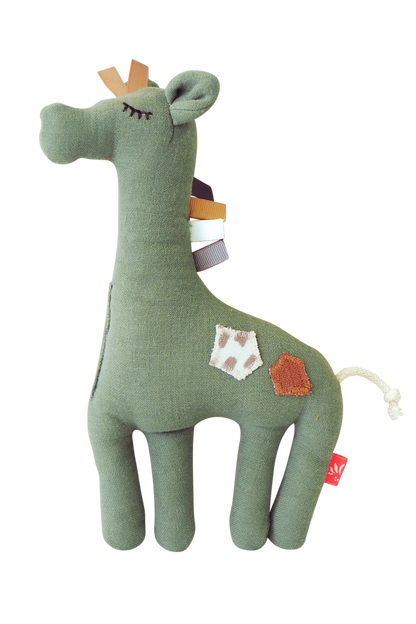 Lot de 3 Jouets à saisir girafe olive