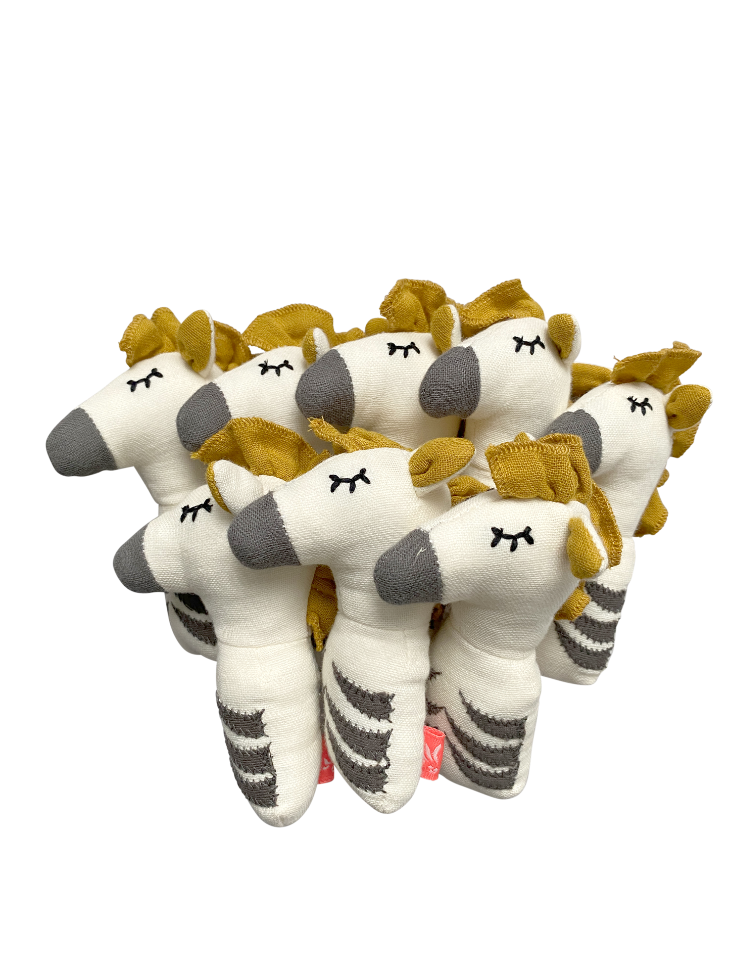 Lot de 3 Mini Jouets de saisie Zèbre