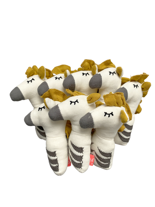 Lot de 3 Mini Jouets de saisie Zèbre