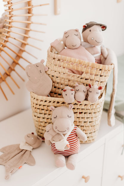 Lot de 8 Mini Jouets de saisie Hippo