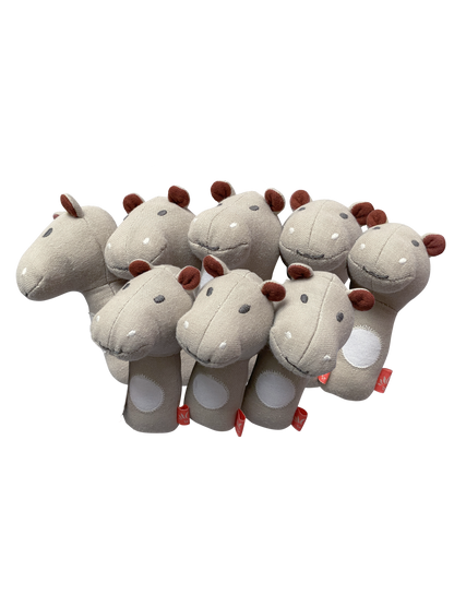 Lot de 8 Mini Jouets de saisie Hippo