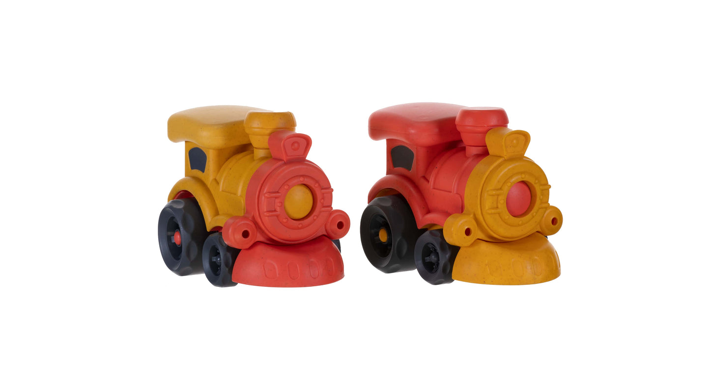 Lot de 4 Locomotives en bioplastique
