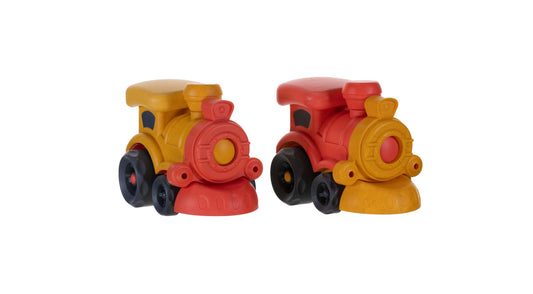 Lot de 4 Locomotives en bioplastique