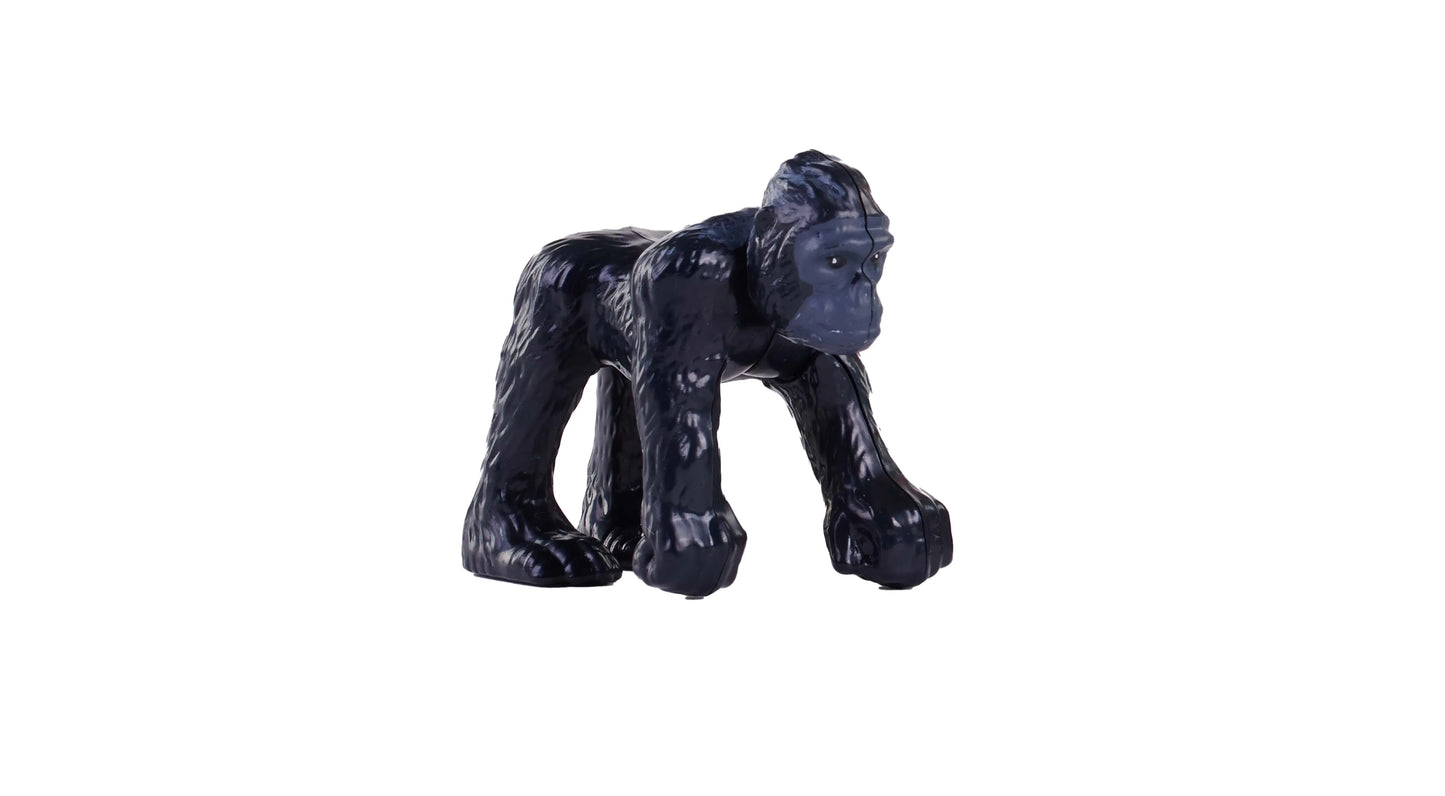 Lot de 8 Gorilles en bioplastique