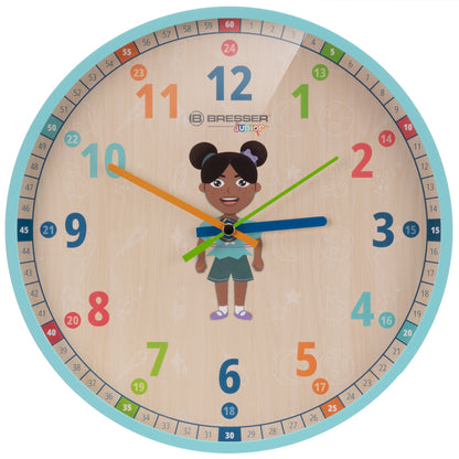 Horloge murale pour enfants orange