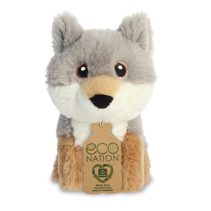 Eco Nation mini loup 13 cm