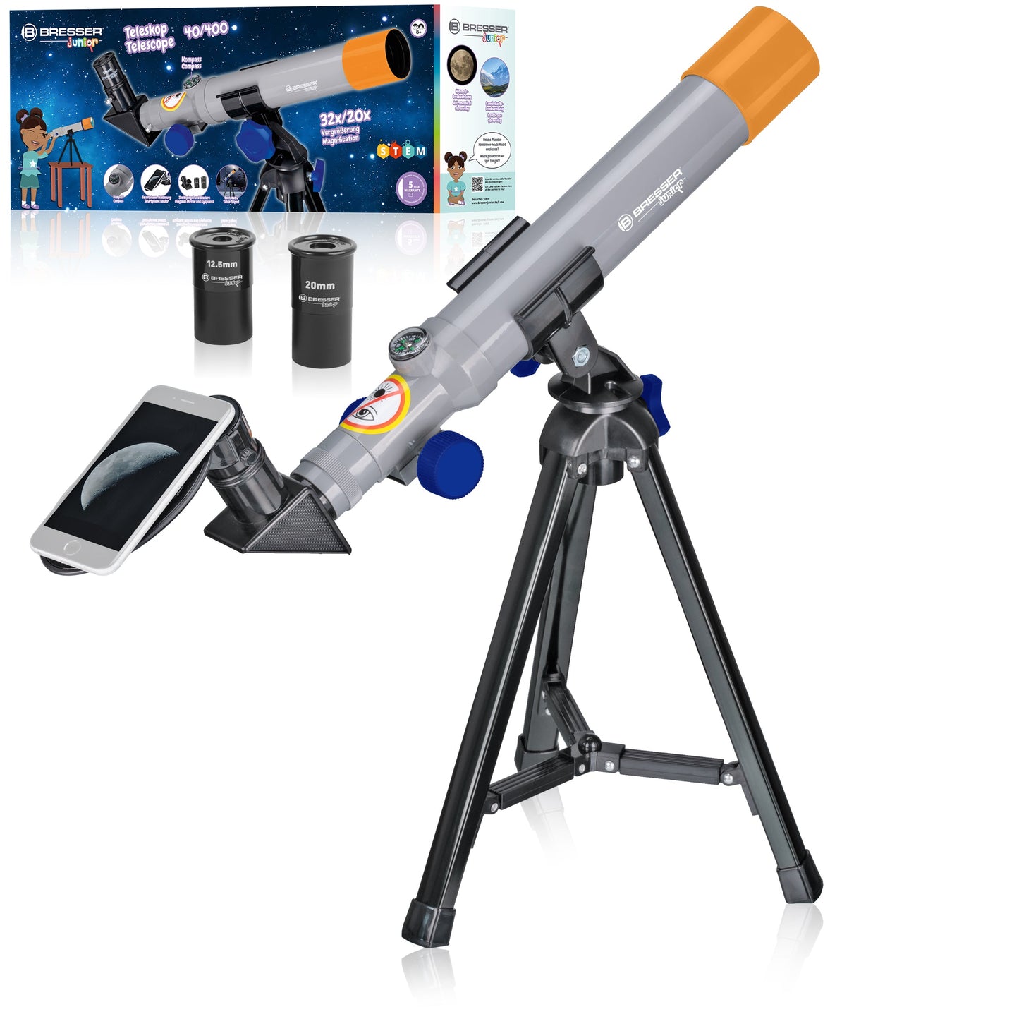 Télescope pour enfants 40 mm