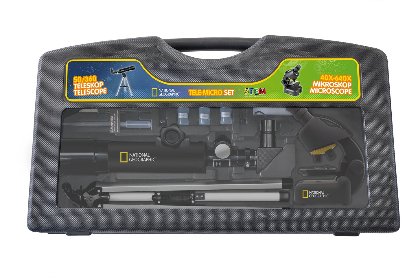 Kit de microscopes 300x-1200x incl. Cas