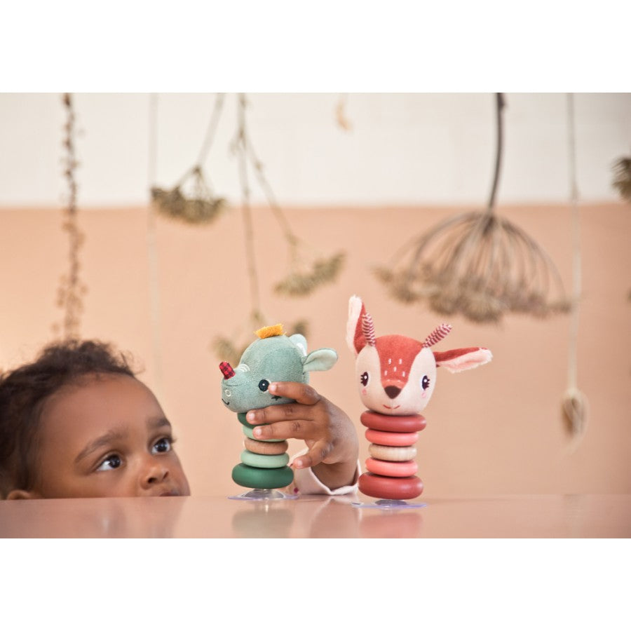 Lot de 3 Hochets swing a ventouse Joe