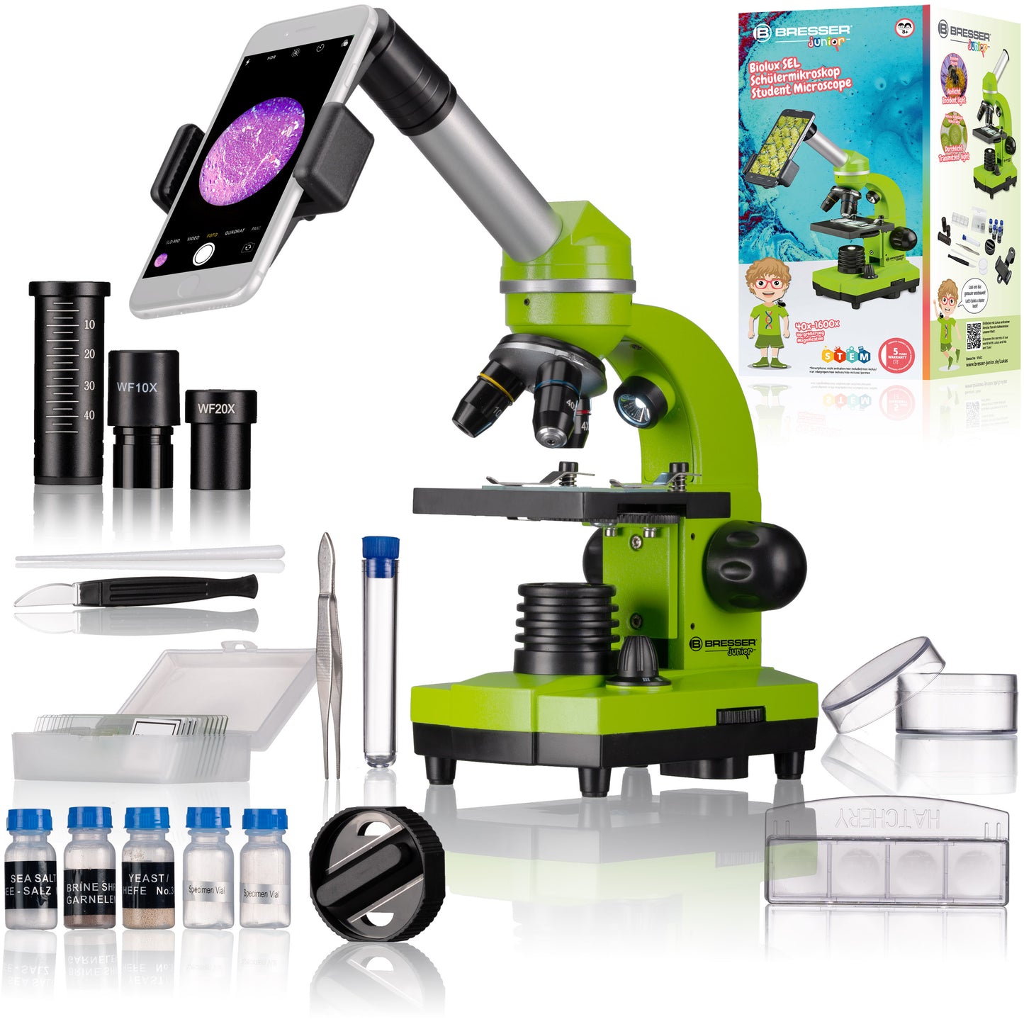 Microscope étudiant Biolux SEL - vert