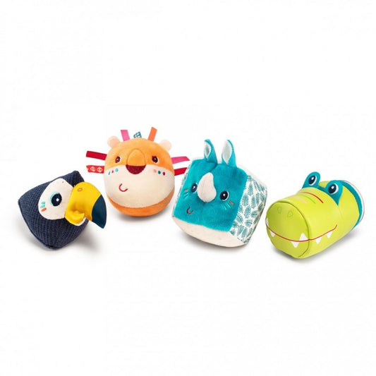 Lot de 2 Sets 4 formes jungle