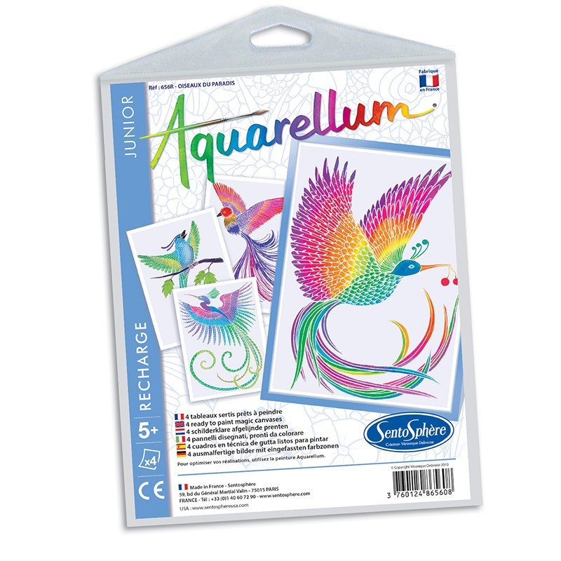 Recharge Aquarellum Junior - Oiseaux Paradis