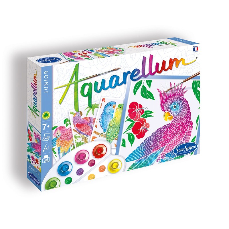 Junior Aquarellum - Perroquets