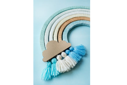 DIY arc en ciel plage