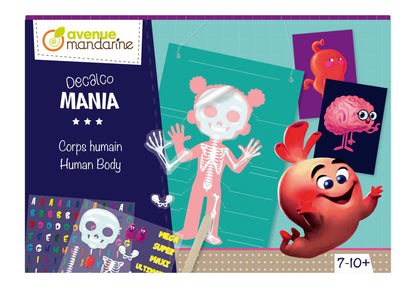 Boîte créative, Decalco Mania, Corps humain