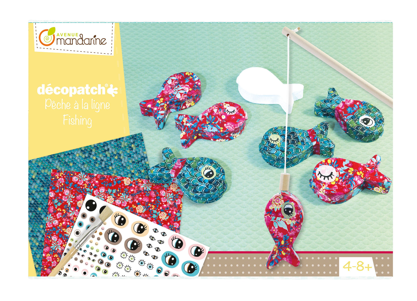 Boîte créative, Décopatch, Pêche à la ligne