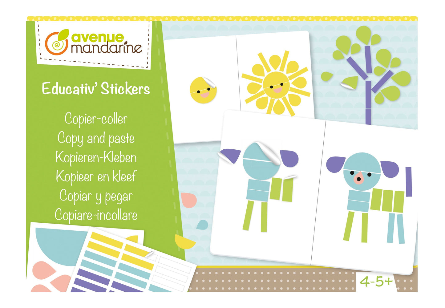 Boîte créative, Educativ' Stickers, Copiercoller