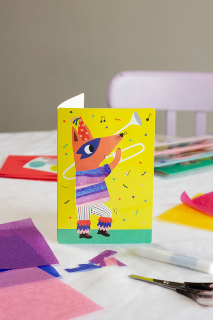 Boîte créative, Papier vitrail